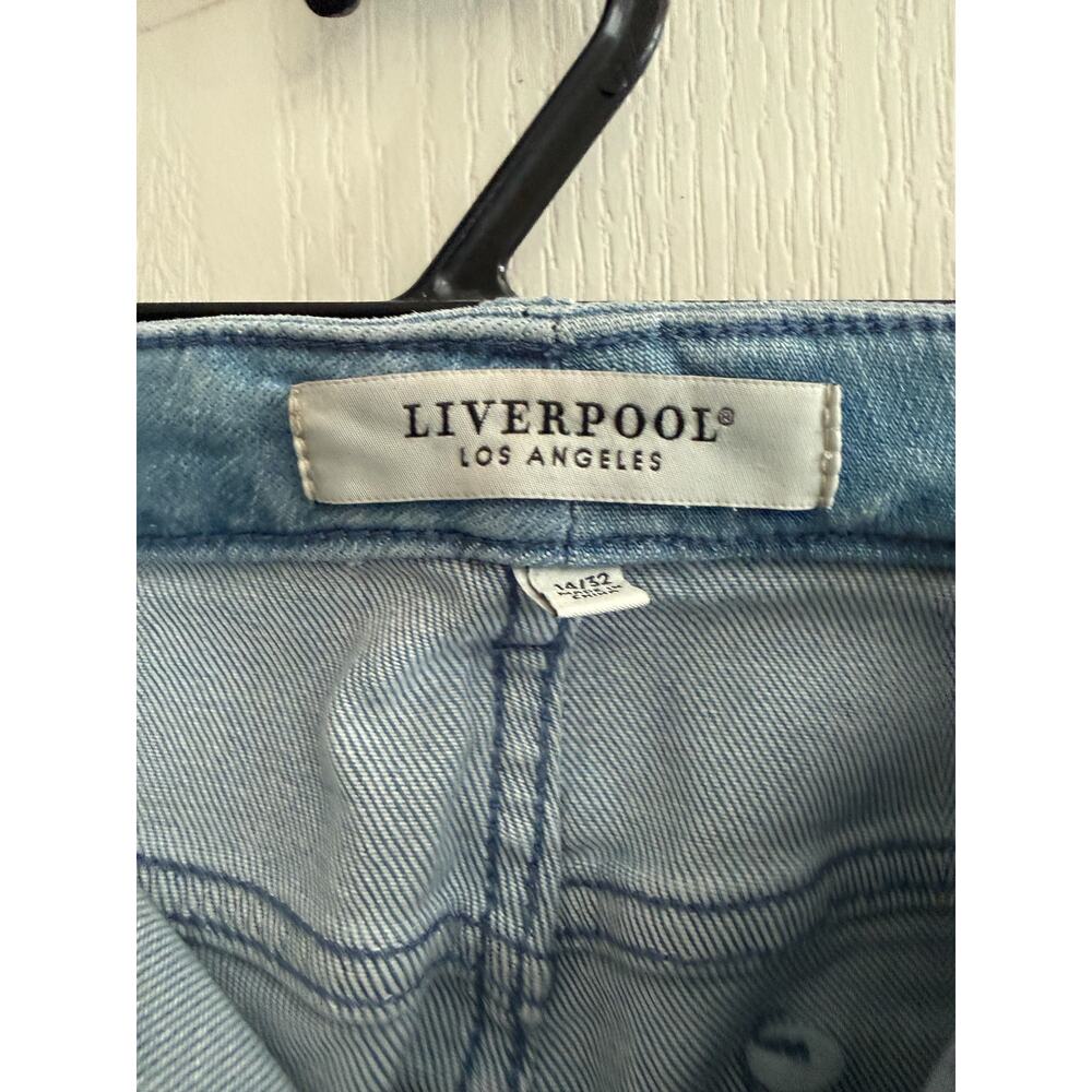 Liverpool Women's Frayed Hem Hannah Cropped Jeans - Size 14 - Picture 4 of 4